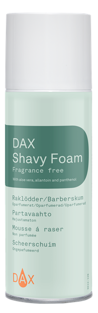 Raklödder Dax Shavy Foam oparfymerad 200ml